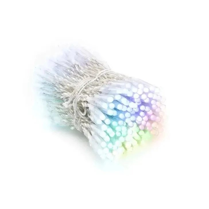 Twinkly Strings PRO Outdoor Color Lights, 25 m, RGB, 250 LEDs, White Cable, IP44