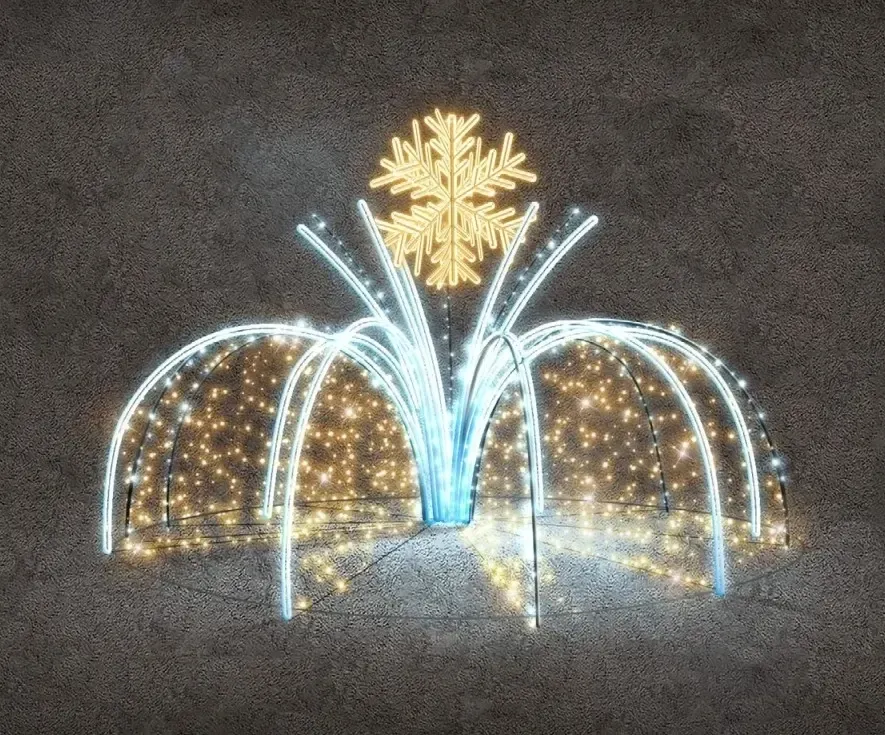 LED light fountain, d. 500 cm