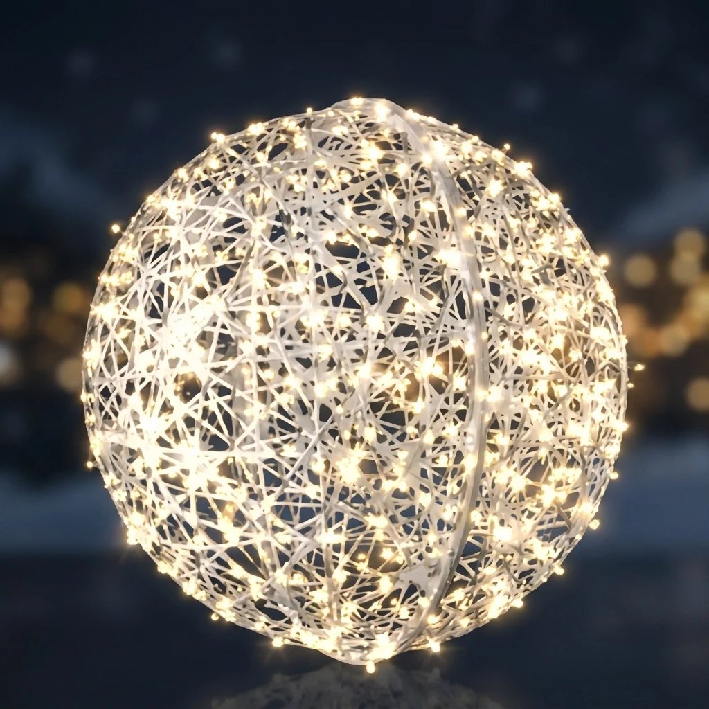 3D light ball sphere FB, diameter 50 cm, warm white