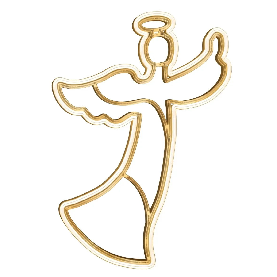10. Hanging angel, 56 × 80 cm