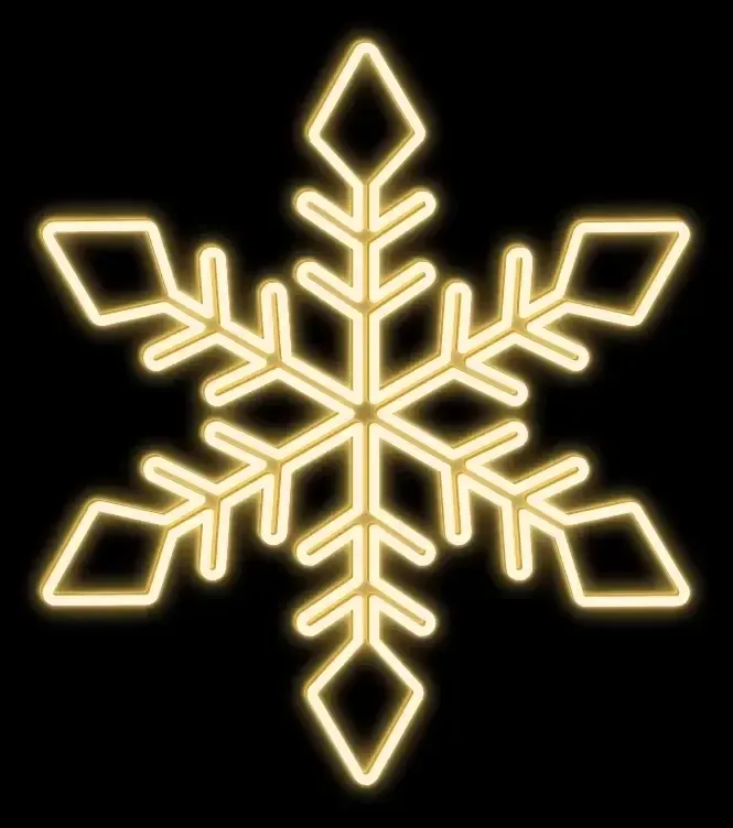 Snowflake XI, 93 × 93 cm