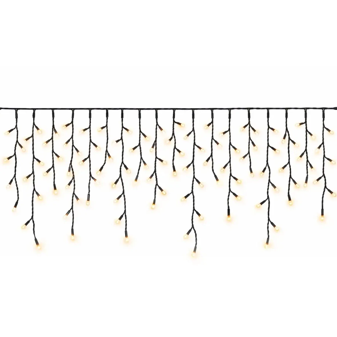 Easy Fix Expansion Set: 15 m of Light Icicles, Warm White