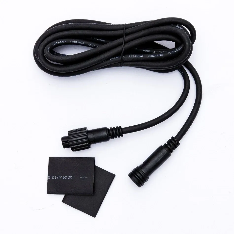 Easy Fix extension cable 3 m, black, IP67
