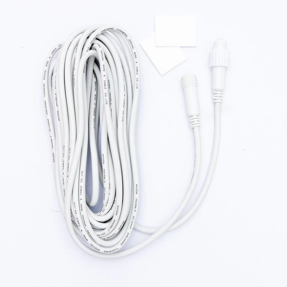 Easy Fix extension cable 10 m, white, IP67