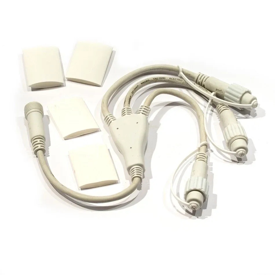 Easy Fix T hub, 3 outputs, white, IP67