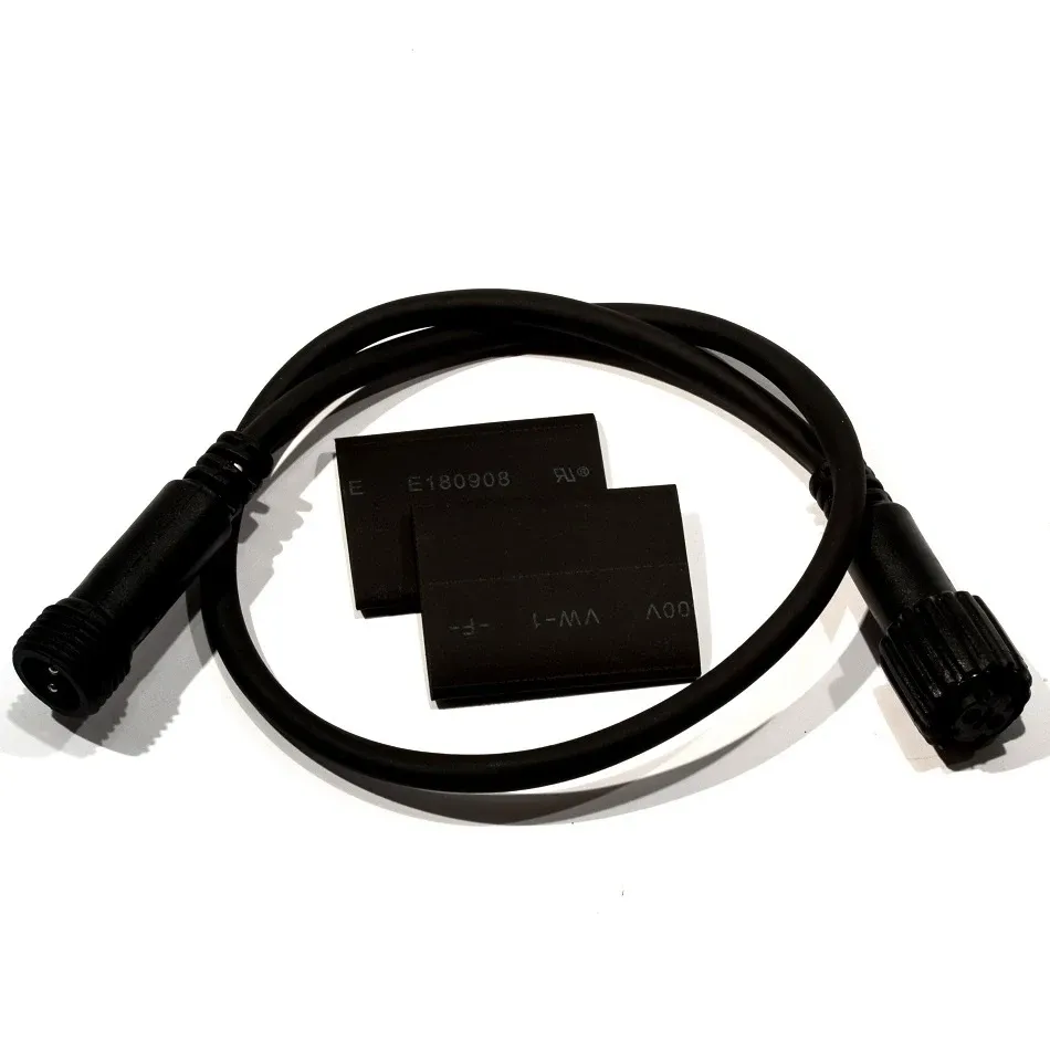Easy Fix extension cable 0,5 m black IP44