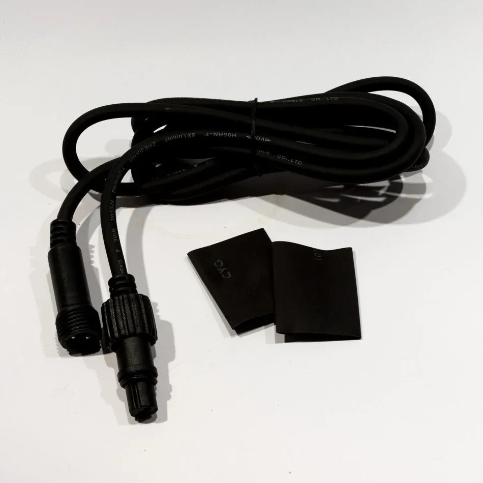 Easy Fix extension cable 2 m, black, IP67