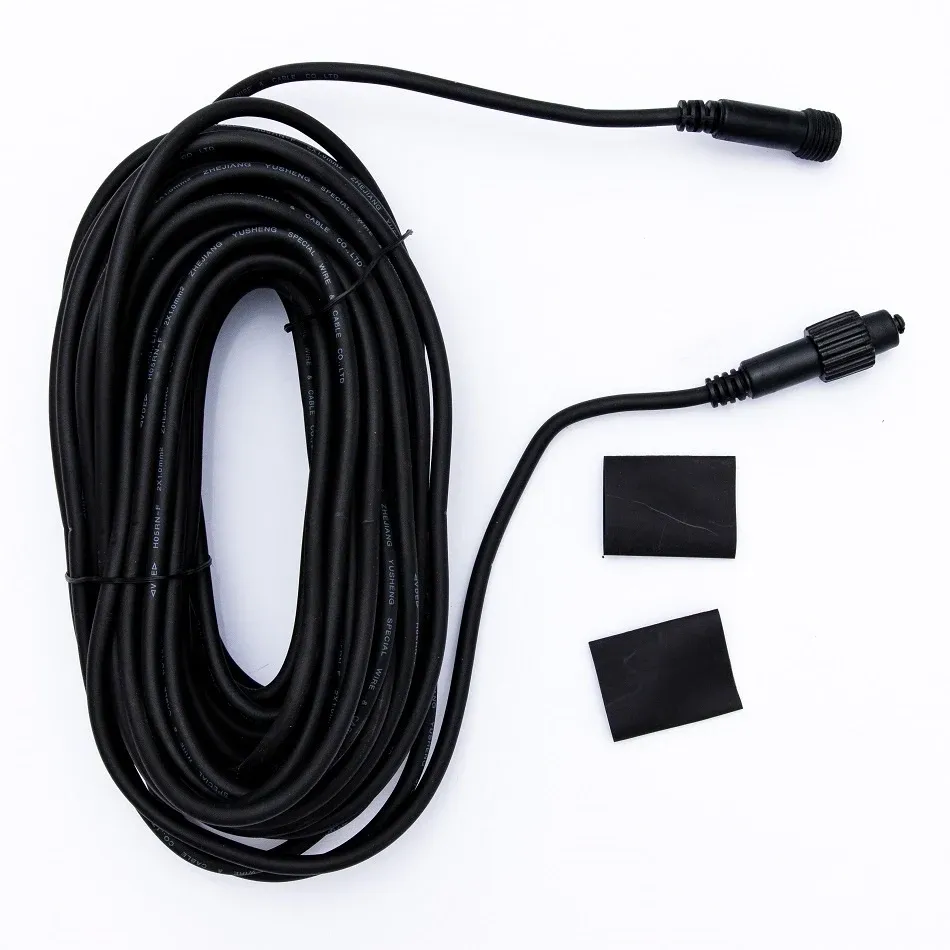 Easy Fix extension cable 20 m, black, IP67