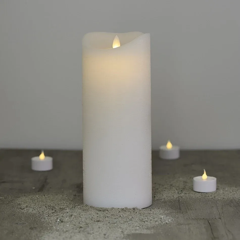 _Download Wax LED candle, 25 cm, white