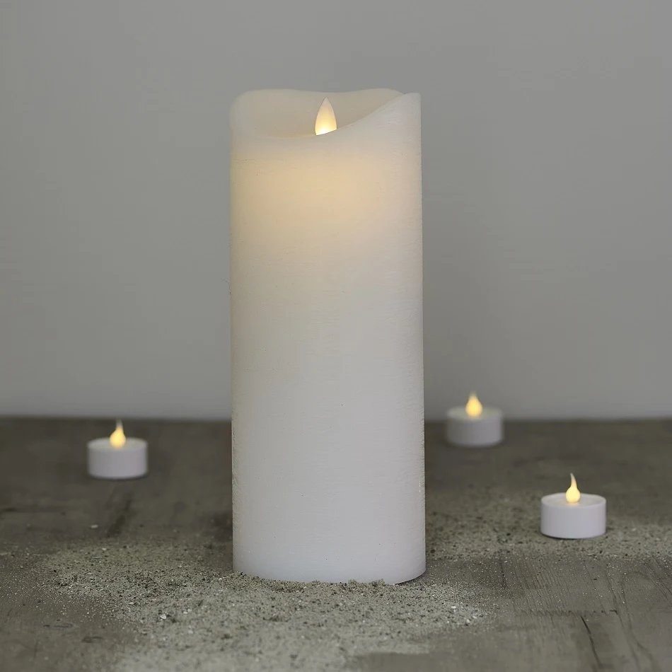 _Download Wax LED candle, 20 cm, white