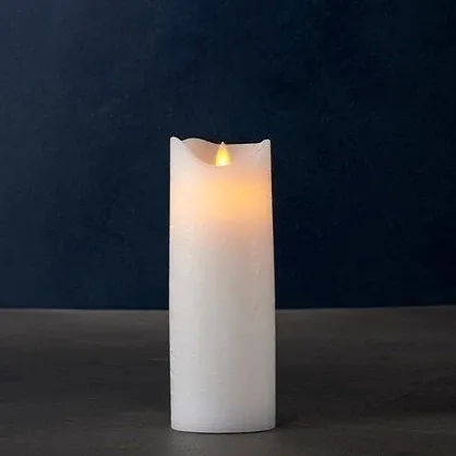_Download Wax LED candle exclusive, 20cm, white