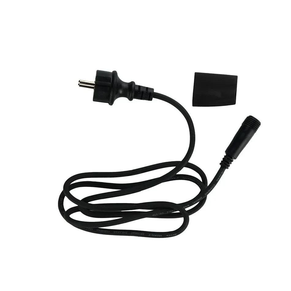 Easy Fix power cable outdoor, without AC/DC, black, IP67, 150 cm